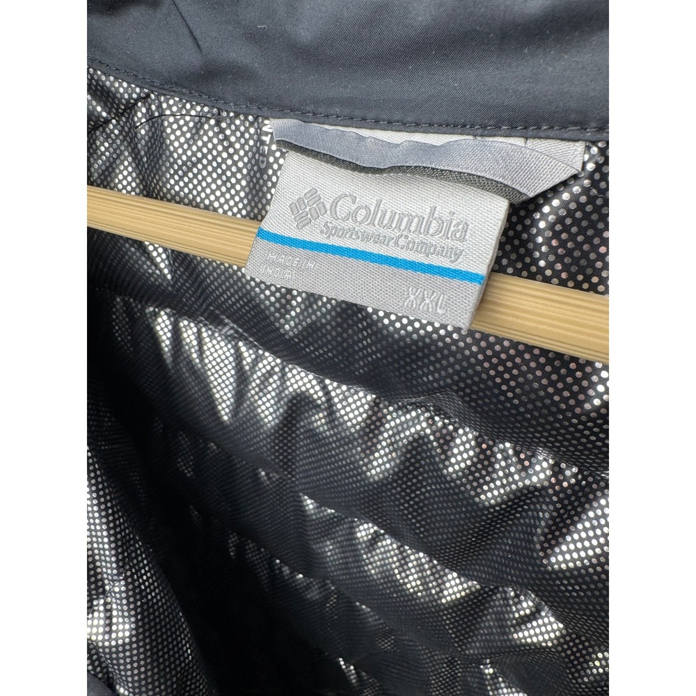 Mens Columbia Sportswear Omni-Heat Powder Lite II Puffer Vest XXL Black Olive - Picture 7 of 9